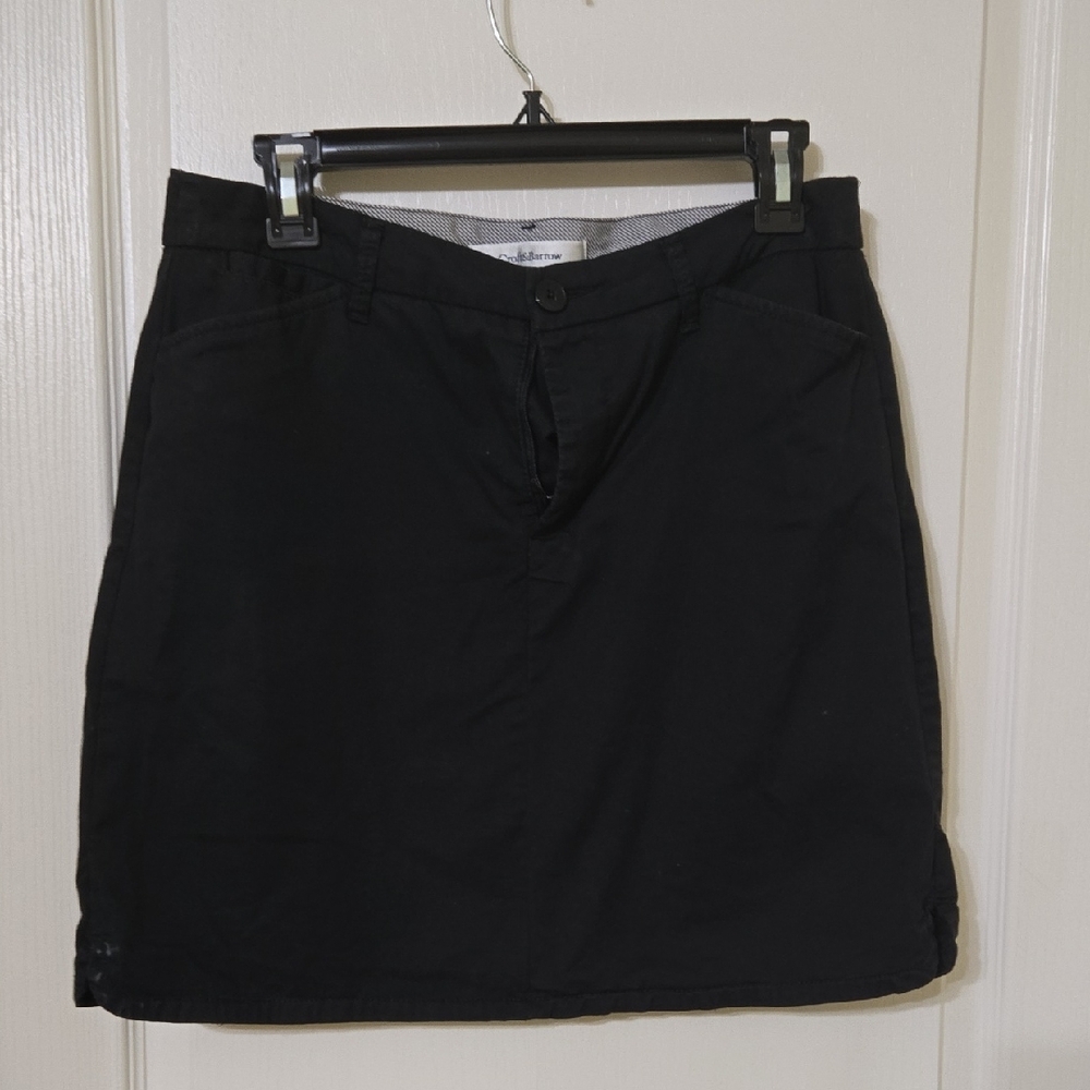 Women's Black Casual A-Line Skort. Sz 6